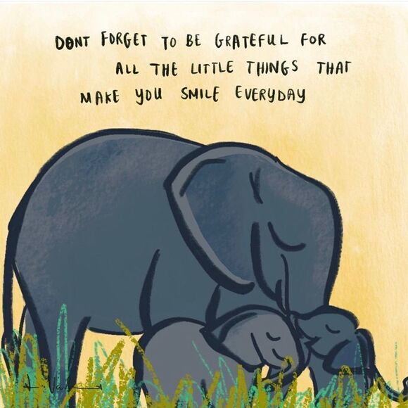 Lily Sky Elephant Necklace + Earrings Set - Picture 2 of 5